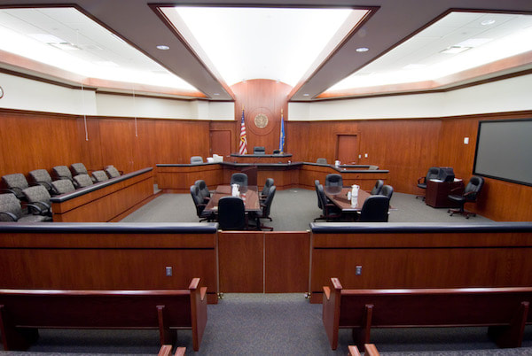 Courtroom in Hillsborough County Florida